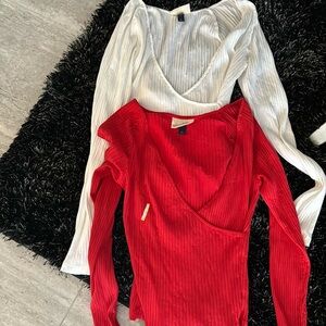 NWOT universal thread sold together v neck long sleeve tops